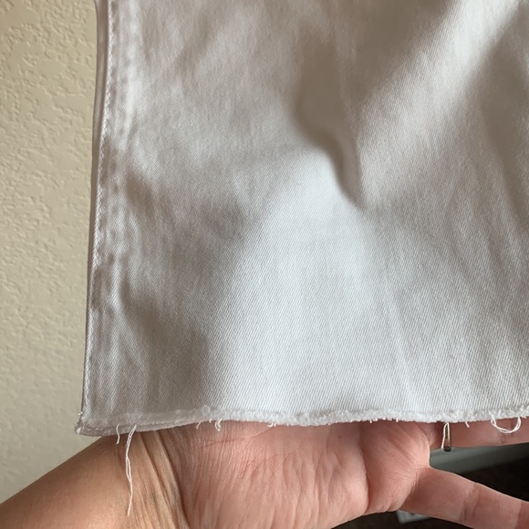 NWT Luxe Essential Denim Maternity White Jeans - Picture 4 of 7